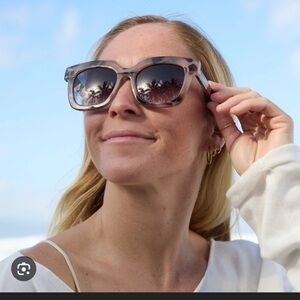 Diff Makay *RARE* Light Green Square Sunglasses